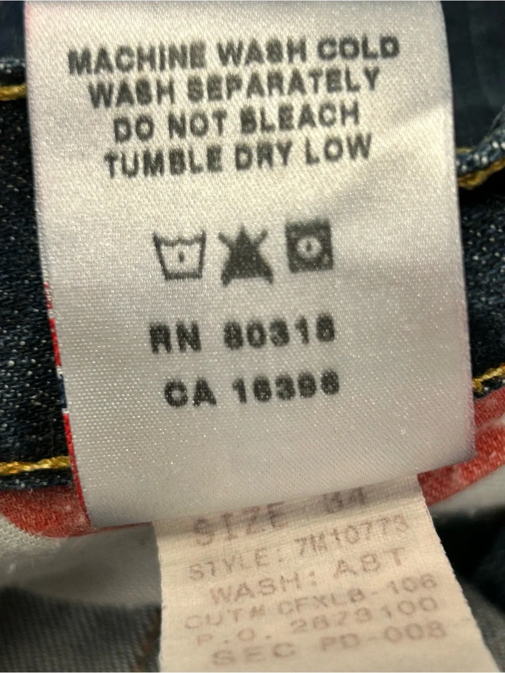 Lucky‎ Brand Vintage Gene Montesano Classic Fit Straight Leg Jeans Men’s 34/34